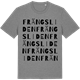 Mid Heather Gray t-shirt med Frängsliden ordlek t-shirt