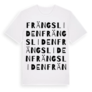 Frängsliden ordlek t-shirt – ekologisk bomull t-shirt från Pinshirt