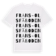 Frans-Olsfäboden ordlek t-shirt