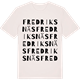 Vintage White t-shirt med Fredriksnäs ordlek t-shirt