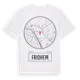White t-shirt med Fridhem t-shirt