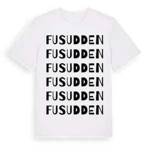 Fusudden ordlek t-shirt – ekologisk bomull t-shirt från Pinshirt