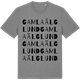 Mid Heather Gray t-shirt med Gamla Älglund ordlek t-shirt
