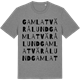 Mid Heather Gray t-shirt med Gamla Tvärålund ordlek t-shirt