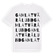 Gamla Tvärålund ordlek t-shirt