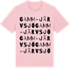 Pink Cotton t-shirt med Gamm-Järvsjö ordlek t-shirt