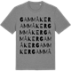 Mid Heather Gray t-shirt med Gammåker ordlek t-shirt