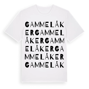 Gammelåker ordlek t-shirt – ekologisk bomull t-shirt från Pinshirt