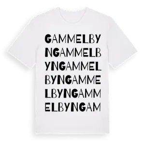 Gammelbyn ordlek t-shirt – ekologisk bomull t-shirt från Pinshirt