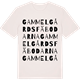 Vintage White t-shirt med Gammelgårdsfäbodarna ordlek t-shirt