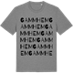 Mid Heather Gray t-shirt med Gammhem ordlek t-shirt