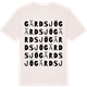 Vintage White t-shirt med Gärdsjö ordlek t-shirt