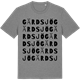 Mid Heather Gray t-shirt med Gärdsjö ordlek t-shirt