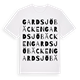 Gardsjöbäcken ordlek t-shirt