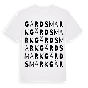 Gärdsmark ordlek t-shirt – ekologisk bomull t-shirt från Pinshirt