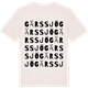 Vintage White t-shirt med Gärssjö ordlek t-shirt