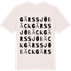 Vintage White t-shirt med Gärssjöbäck ordlek t-shirt