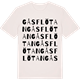 Vintage White t-shirt med Gåsflötan ordlek t-shirt