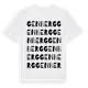 White t-shirt med Genberg ordlek t-shirt