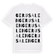 Gerusalen ordlek t-shirt
