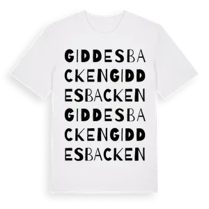 Giddesbacken ordlek t-shirt – ekologisk bomull t-shirt från Pinshirt