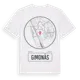 White t-shirt med Gimonäs t-shirt