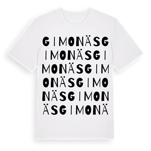 Gimonäs ordlek t-shirt – ekologisk bomull t-shirt från Pinshirt