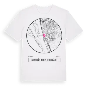 Gimonäs Industriområde t-shirt – ekologisk bomull t-shirt från Pinshirt