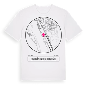 Gimonäs industriområde t-shirt – ekologisk bomull t-shirt från Pinshirt