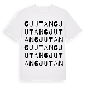Gjutan ordlek t-shirt – ekologisk bomull t-shirt från Pinshirt