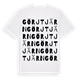 Görjtjärn ordlek t-shirt