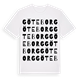 Göteborg ordlek t-shirt