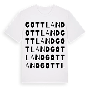Gottland ordlek t-shirt – ekologisk bomull t-shirt från Pinshirt