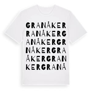 Granåker ordlek t-shirt – ekologisk bomull t-shirt från Pinshirt