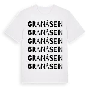 Granåsen ordlek t-shirt – ekologisk bomull t-shirt från Pinshirt