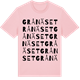 Pink Cotton t-shirt med Grånäset ordlek t-shirt