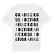 Granbergsliden ordlek t-shirt