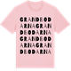 Pink Cotton t-shirt med Grandbodarna ordlek t-shirt