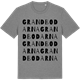 Mid Heather Gray t-shirt med Grandbodarna ordlek t-shirt