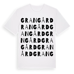 Grangård ordlek t-shirt – ekologisk bomull t-shirt från Pinshirt