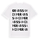 Grans sameby ordlek t-shirt