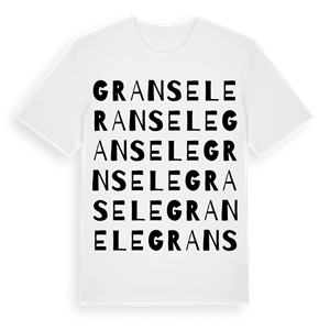 Gransele ordlek t-shirt – ekologisk bomull t-shirt från Pinshirt