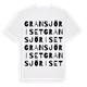 Gransjöriset ordlek t-shirt