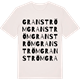 Vintage White t-shirt med Granström ordlek t-shirt