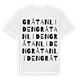 Gråtanliden ordlek t-shirt