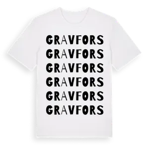 Gravfors ordlek t-shirt – ekologisk bomull t-shirt från Pinshirt
