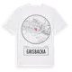 White t-shirt med Grisbacka t-shirt