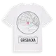 White t-shirt med Grisbacka t-shirt