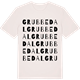 Vintage White t-shirt med Grubbedal ordlek t-shirt