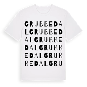Grubbedal ordlek t-shirt – ekologisk bomull t-shirt från Pinshirt